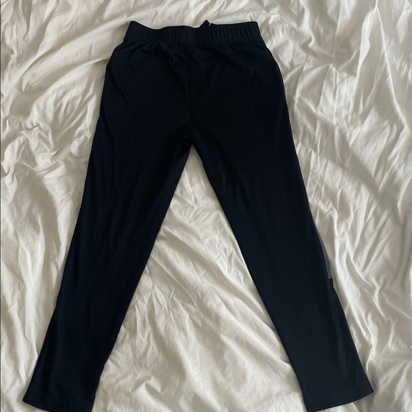 Nike Kids Black Joggers with Gray Panels - Picture 4 of 5